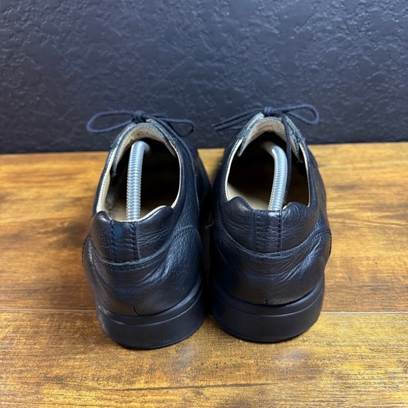 Belvedere Bay Bridge Black Leather Split Toe Oxford Shoes Mens 13  Fast Shipping Studio Belvedere Bay Bridge Mens Sz 15 D Black Pebble  main image 3